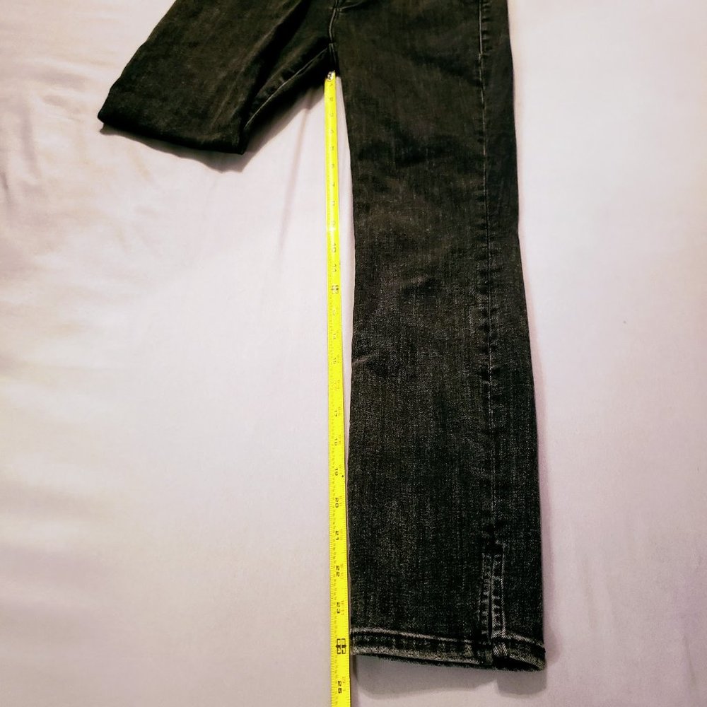 GOOD AMERICAN Skinny Jeans, Black Cotton High Rise Button Fly Pocket Casual 0/25 - Picture 13 of 16